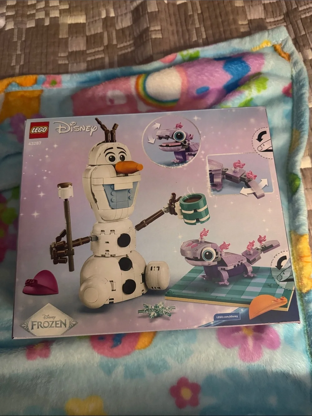 Disney LEGO Olaf & Bruni Buildable Set - White, Purple, Orange, Green